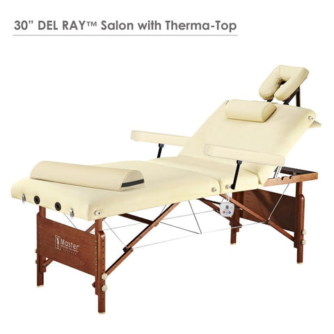 Master Massage 30" DEL RAY™ Salon Portable Massage Table with Therma-Top - 28291