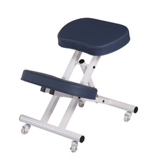 Master Massage Ergonomic Steel Kneeling Chair - Royal Blue (10148)