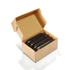 Master Massage XX Extra Large Flat Ovular Basalt Hot Stone Set for Hot Stone Massage (Basalt Rock - 4 pcs) (31139)