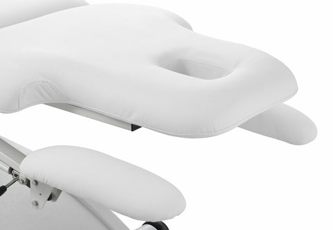 Silver Fox 3 Section Electric Massage Bed, White (EF2241C)