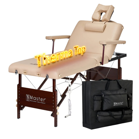 Master Massage 30" DEL RAY™ Salon Portable Massage Table with Therma-Top - 28291