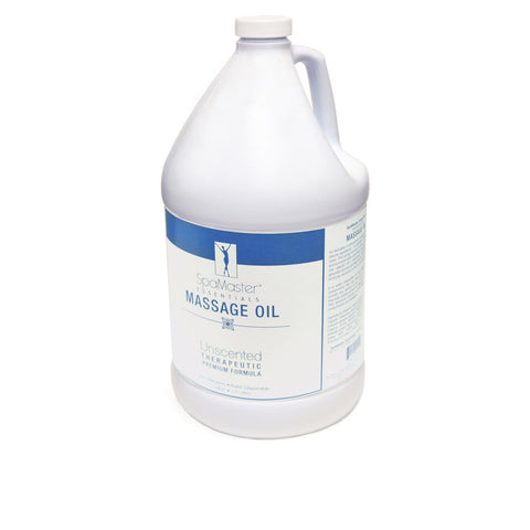Master Massage - Organic, Unscented, Vitamin-Rich and Water-Soluble Massage Oil - 1 Gallon (30702)