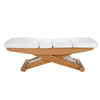 Image of Silver Fox Luna X 3 Section Wooden Electric Massage Table / Facial Bed, White (2256)