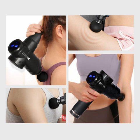Master Massage  6 Speed Portable Deep Tissue Muscle Fascia Vibration Professional Handheld Massager / Massage GunPackage