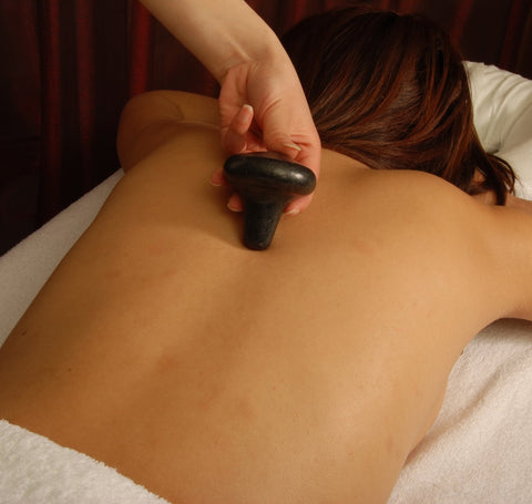 Master Massage Mushroom Shape Basalt Hot Massage Stone Trigger Point (31144)