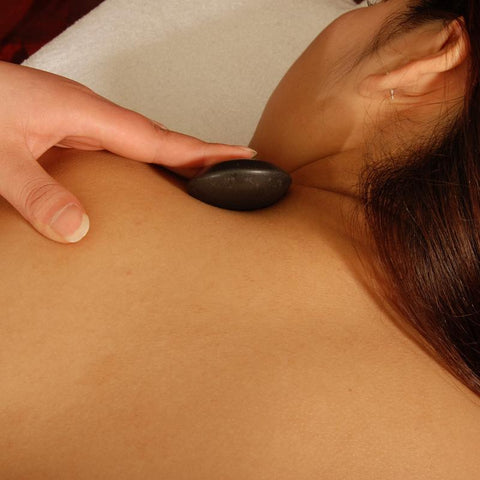Master Massage Contour Malteser Shape Hot Stone Set for Hot Stone Massage (Basalt Rock - 10 pcs) (31148)