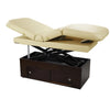 Image of Touch America Sanya Treatment Table with Optional End Drawer/Shelf (14550+990-051)