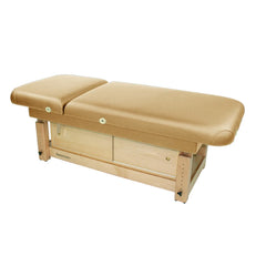 Touch America Face & Body Stationary Treatment Table with Hardwood Cabinet (11520 + 41015-00)