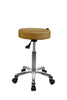 Image of Silver Fox Button - Rolling Stool  (1023A-BLK)