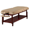 Image of Master Massage 31" SPAMASTER™ Stationary Massage Table Memory Foam Package with Lift Back Action (67235)