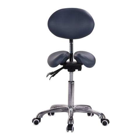 Master Massage Berkeley Ergonomic Split Seat Style Backrest Saddle Stool with Two Tilting Option (10182)