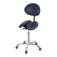 Master Massage Berkeley Ergonomic Split Seat Style Backrest Saddle Stool with Two Tilting Option (10182)
