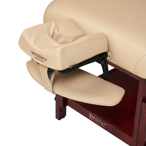 Master Massage 31" SPAMASTER™ Stationary Massage Table Memory Foam Package with Lift Back Action (67235)