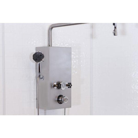 Water Werks Cascade Vichy Shower / Stainless Steel Rain Bar (5 Heads)